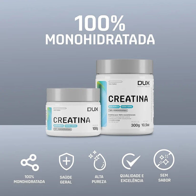 Creatina Mono Dux Nutrition 300g Compre 1 receba 2