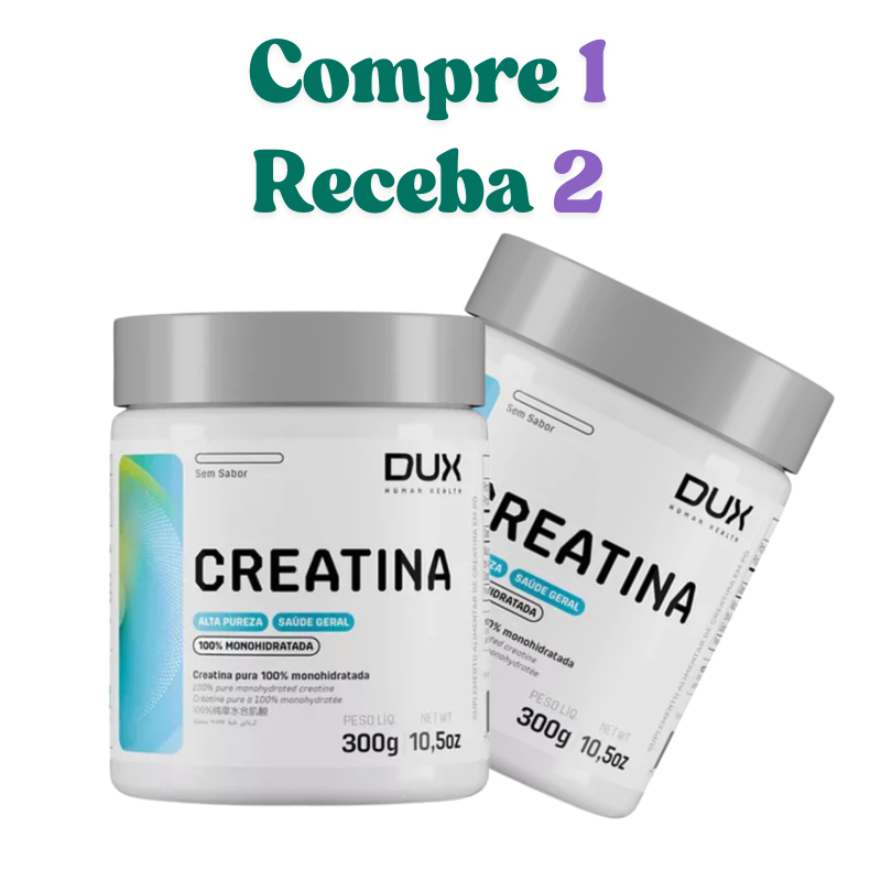Creatina Mono Dux Nutrition 300g Compre 1 receba 2