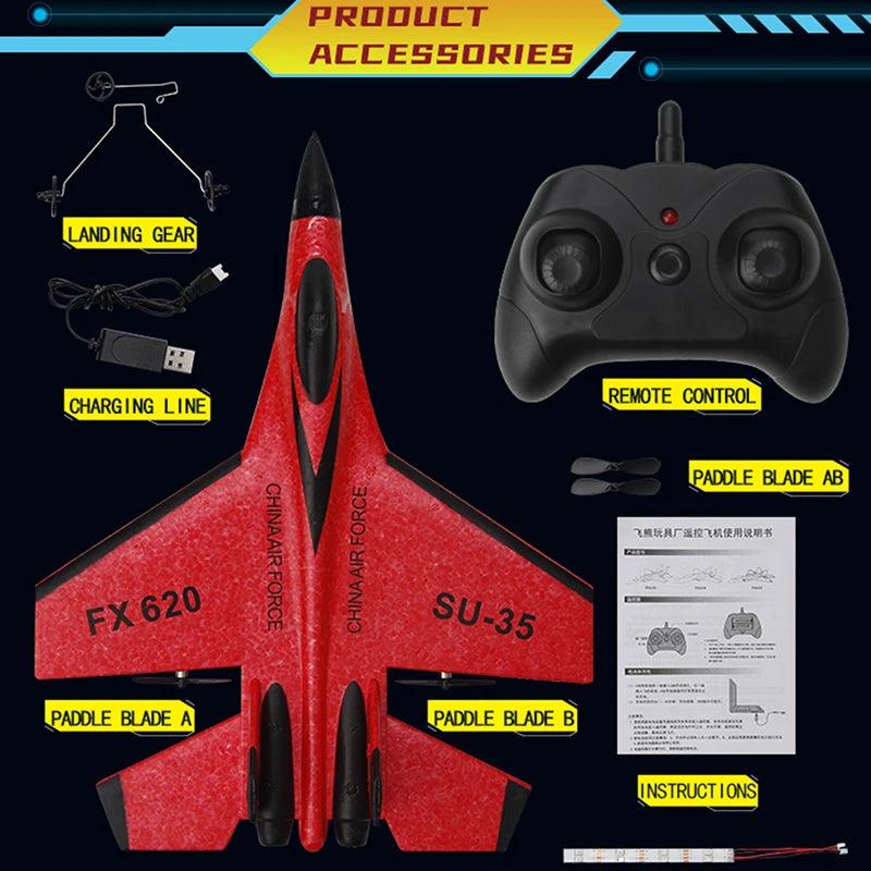 Avião de Controle Remoto – Caça FX - Mr. Imports