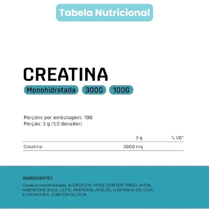 Creatina Mono Dux Nutrition 300g Compre 1 receba 2