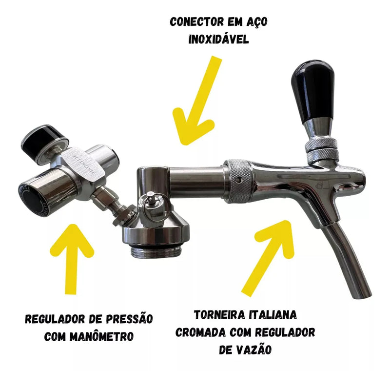 Chopeira térmica portátil About Beer - 5 Litros
