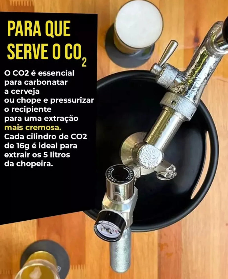 Chopeira térmica portátil About Beer - 5 Litros