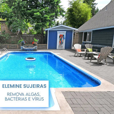 Ionizador e Purificador de Piscina Solar